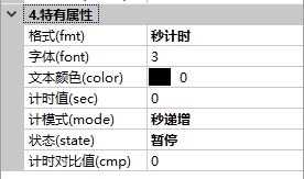 RTC控件计时模式属性