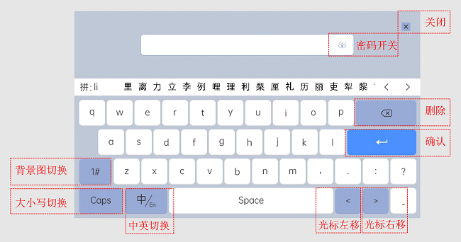 拼音键盘按键说明