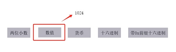 显示数值