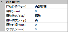 音频特有属性